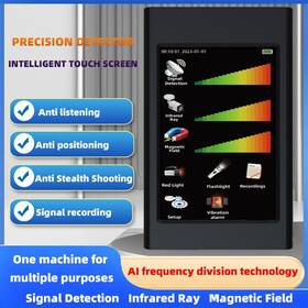 Puguan Fs-34 Smart Anti-spy Detector All-in-one Rf Signal Camera Tracker