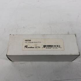 Rainbow Cctv H6pwi 1/2 Inch Pinhole Lens 6mm F/2.0 - New