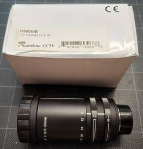 H990vir Rainbow Cctv 1/2 Inch 9-90mm F1.8 Ir Jgg1 32