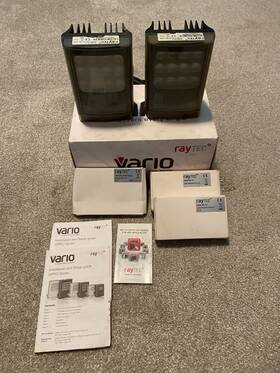 Var-i4-1 Raytec Used Working Vario 850nm Ir Video Surveillance Illuminators Lot Of Two