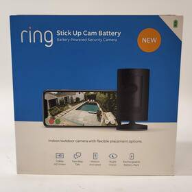 10-210178-20 Ring New Stick Up Cam Battery Battery-powered Sercurity Camera Black