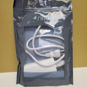 Ring 810019523489 Poe Adapter In White For Video Doorbell/stick Up Cam Elite
