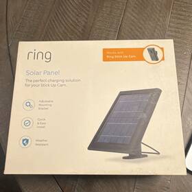 Ring Bhp11733mg006341 Solar Panel For Stick Up Cam Weather Resistant Adjustable Mount 2w