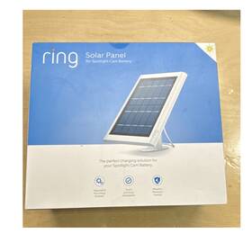 Ring Gb31550104731474 Solar Panel For Spotlight Cam Battery 2w 5v White Weather Resistant