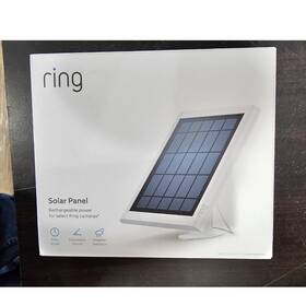 Ring Gb41550112910327 Solar Panel Weather Resistant Adjustable Mount Easy Install White Outdoor