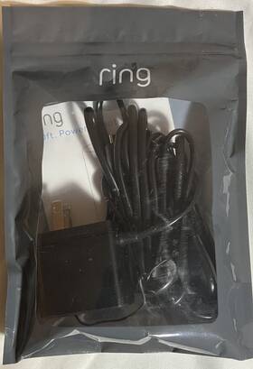 Kj20 Ring 10ft Power Adapter For Indoor Cam Camera 1st Gen Black New