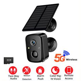 Q11-b Sansco 4mp Solar Wireless Wifi Home Security Camera System 2-way Audio 64g Tf Card