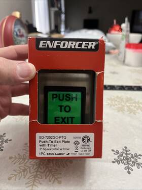 Sd-7202gc-ptq Seco-larm Enforcer Push-to-exit Plate