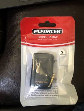 Sk-919t3-gnq Seco-larm Enforcer Pendant Sk919t3-gnq Rf Transmitter 3 Button 7 Channels