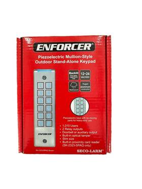 Sk-2323-spq Seco-larm Sk2323spq Enforcer Mullion-style Weatherproof Stand-alone Keypad