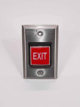 Sdc-463 Security Door Controls Sdc 463 Push-to-exit Button Stainless Steel
