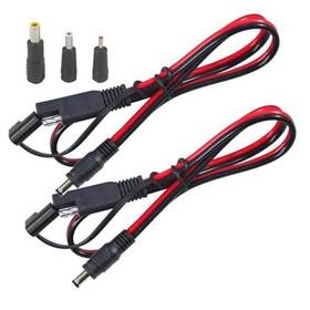 Shenzhen Squirrel Creative Paper Co. Ltd. 611834830338 Sae To Dc Coaxial Adapter Cable - 6ft 14awg Quick Release 2pack-14awg-6ft