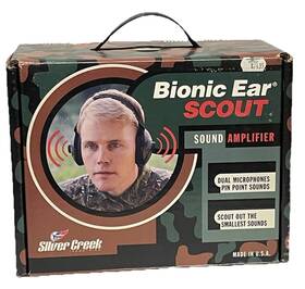 Silver Creek 013787872005 Bionic Ear Scout Headphones Hunting Hearing Spy Sound Amplifier