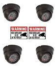 Simulated Led Mock Cam Camera Lot Dummy Home Sticker Signs Dome Ccd Security Constant Fake