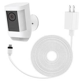 Rpl02 Sky Direct Power Adapter For Ring Spotlight Cam Plus/pro Battery With 25ft/7.5m Flat