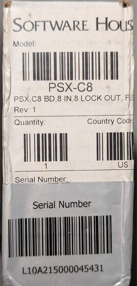 Psx-c8 Software House - Same Day Shipping