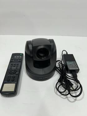 Evi-d70p Sony Security / Video Conference Ptz Camera With Remote And Cord Working