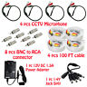 Spdsmicwp1004g Pcs Cctv Microphone Security Camera Rca Audio Mic Dc Power