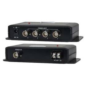 Speco Technologies 030519404242 Viddist 1 In/4 Out Video Distribution Amplifier