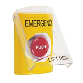 Ss2221em-en Sti Indoor Only Flush Or Surface Turn-to-reset Stopper Station With