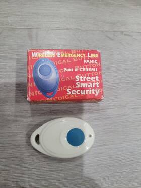Cerem1 Street Smart Security Wireless Emergency Line Panic Button Part Number
