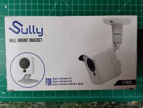 X0028eq52t Sully Wyze Camera V1/v2 Wall Bracket Set Of 2 - White