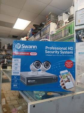 Dvr-44575 Swann Dvr 4 Channel Hd 1080p Ahd Tvi 1tb Hdd Cctv Recorder Hdmi Vga