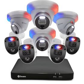 Sodvk-846804sl4de-us Swann Enforcer 8 Channel 1080p Dvr Cctv Wired Smart