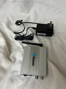 Swann Sw231-wch Night Hawk Wireless Camera 2.4ghz Receiver 4 Channels With Ac Cord