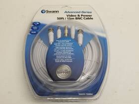 Swads-15mbnc Swann New Advanced-series Video And Power 50ft/15m Bnc Cable