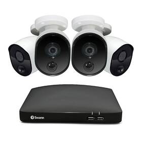 Swdvk-446854-us Swann Indoor/outdoor Wired 1080p Full Hd Dvr Security System