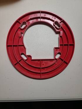 System Sensor 783863048258 Trc Ceiling Trim Ring Red 5 Included - New