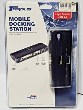 Targus Pa075u Usb 2.0 Mobile Docking Station Port Replicator - Black New