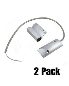 The Wires Zone Dt-3013 Overhead Door Garage Roll-up Shutter Security Alarm Contact Sensor 2 Pack