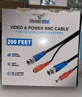 Bc200pv Thunderdog Bnc 4k Hd Video And Power Cable