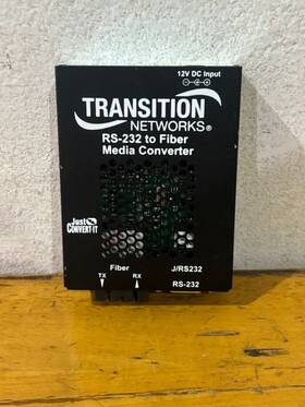 Transition Networks J/rs232-cf-01 Sc Serial Fiber Converter/repeater/isolator