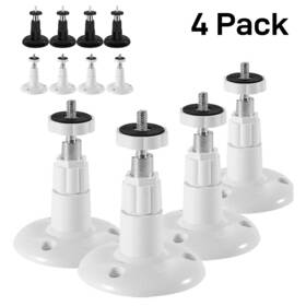 Tb9011027bk Tsuinz 4-piece Arlo Pro Security Outdoor And Indoor Camera Installation Bracket White
