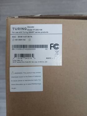10-output Turing Tf-dec10e Video Decoder