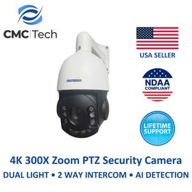 Uc-4k-300xptz Ultra Cctv Hikvision Dahua Compatible 4k 300x Zoom Ptz Ai Camera Dual Light 2way Intercom