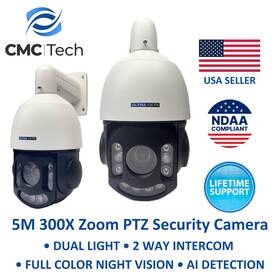 Uc-5m-22xnv-ptz Ultra Cctv Hikvision Dahua Compatible 5m 300x Zoom Ptz Ip Ai Camera Dual Light 2way Audio