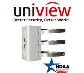 Tr-up06-in Uniview Unv Pole Mount Adapter Surveillance Security Accessory