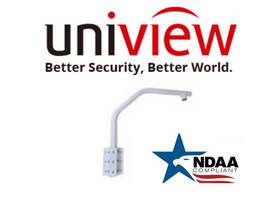 Tr-we45-b-in Uniview Unv Ptz Dome Gooseneck Bracket Mount Surveillance Security Accessory