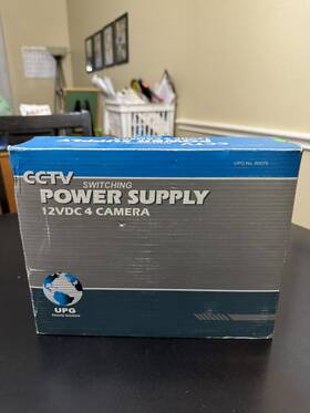 80075 Upg Cctv Switching Power Supply - 12vdc 4 Camera No