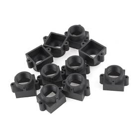 Uxcell 702105861219 10 Pcs S Mount M12 Board Lens Holder 20mm Screw Spacing Black For Cctv Camera