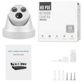 Vikylin Pg-018 4k 8mp Dual Light Turret Security Ip Camera Full Color Ir Mic Waterproof