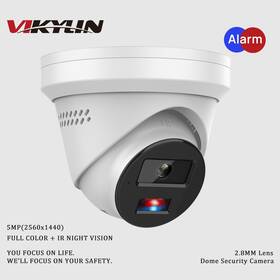 Vk-001 Vikylin 5mp Dual Light Dome Security Camera Full Color Ir Built-in Mic Speaker
