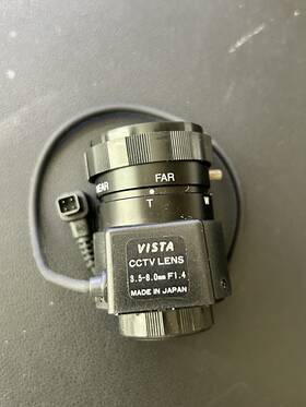 Vl358ai Vista Nib Cctv And Video Lens Cat# 3.5-8mm Zoom F1.4 Bnc. New In Box