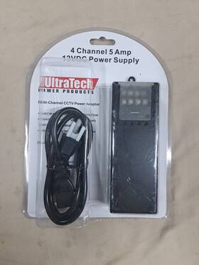 0e-4cpw5a60w W Box Technologies 4 Channel 5 Amp 12 Vdc Cctv Power Supply
