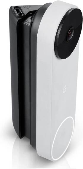 Wasserstein 195925791031 Nestdb2hormtblkusa Horizontal Adjustable Mount For Nest Doorbell
