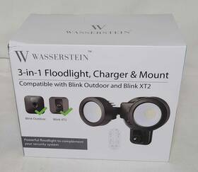 Wasserstein 895230308561 Floodlight Charger Mount For Blink Outdoor And Xt2 Cameras - Black